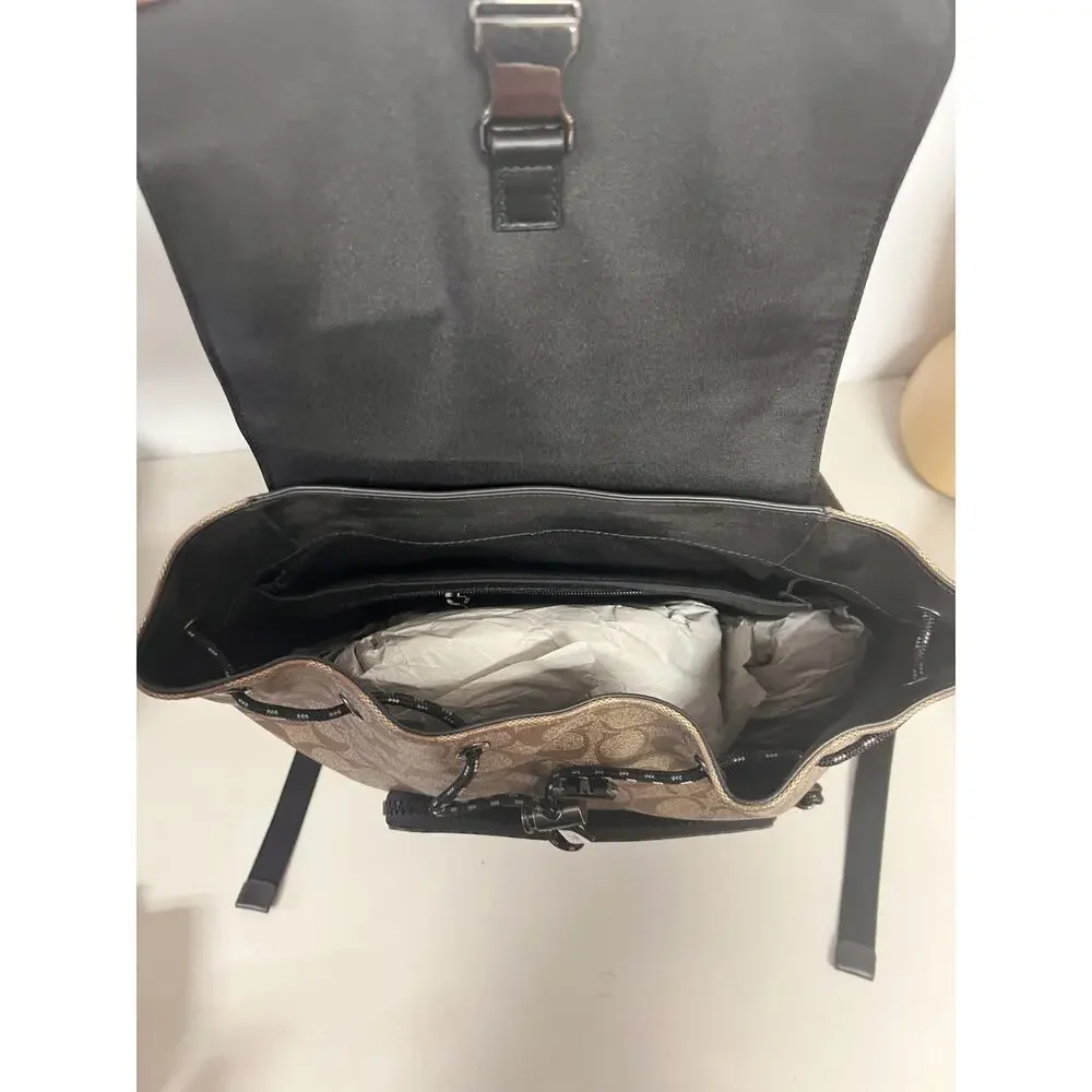 Coach C2949 Turner Backpack In Blocked Signature Canvas